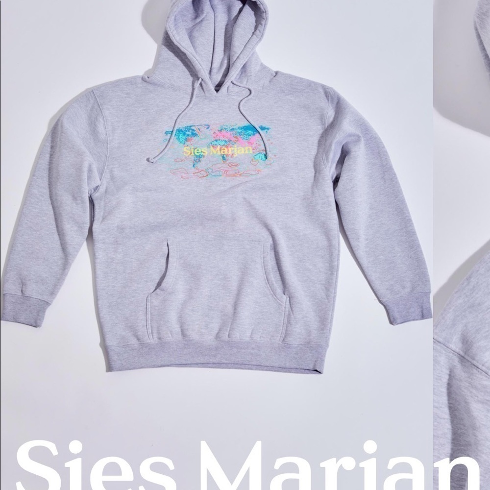 Sies Marjan Grey Amo Edition Logo Colorworld Hoodie: UNISEX - Picture 4 of 12